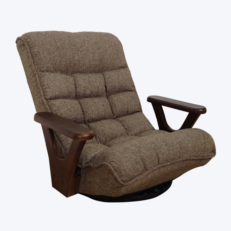 Inklapbare en draaibare relaxfauteuil met armleuningen 177-F