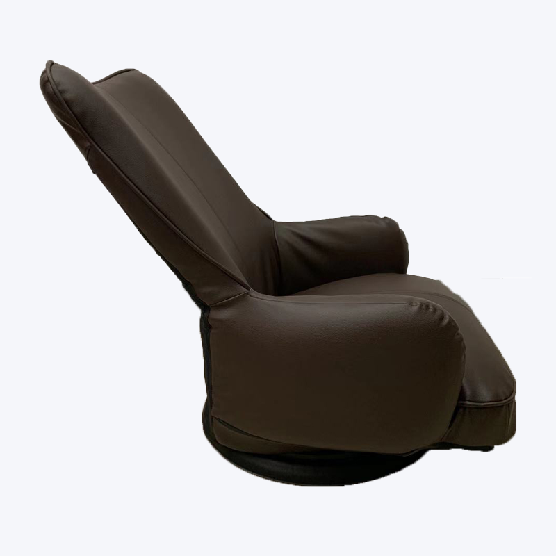 Opklapbare draaibare leren relaxfauteuil 766