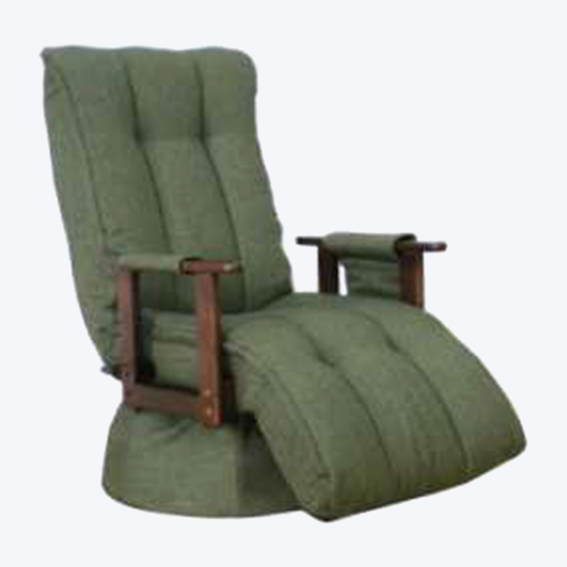 Moderne enkele eenvoudige Nordic flanellen armleuning 360 graden draaibare fauteuil 296X-1XK-OTM