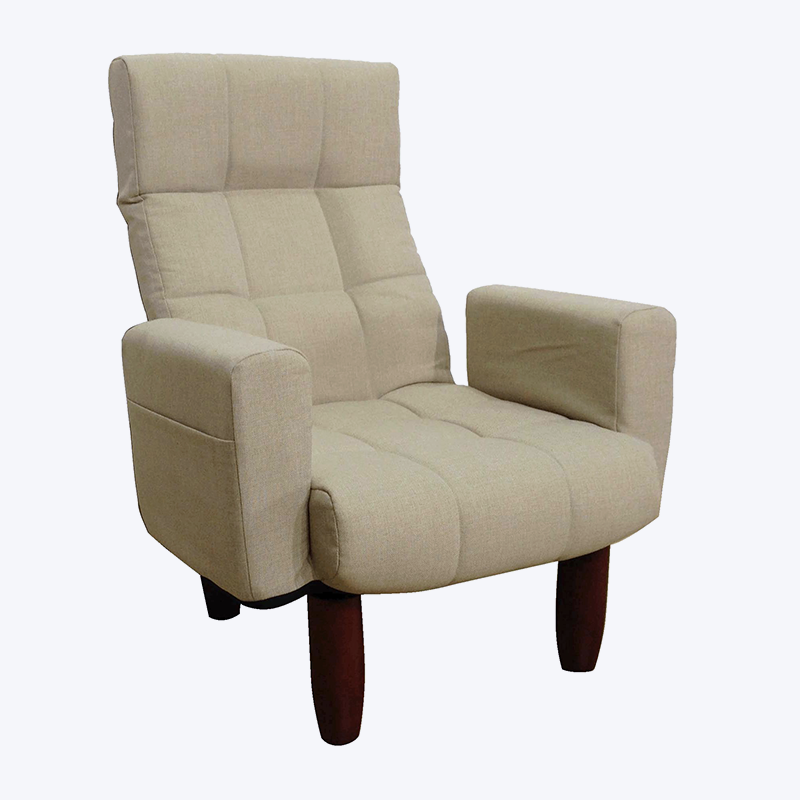 Italiaanse minimalistische Scandinavische woonkamer kleine appartement fauteuil 381-MJ