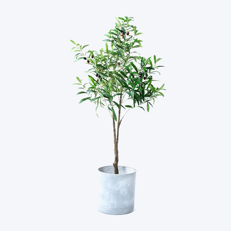 Nep groene plant en pot Olive-m