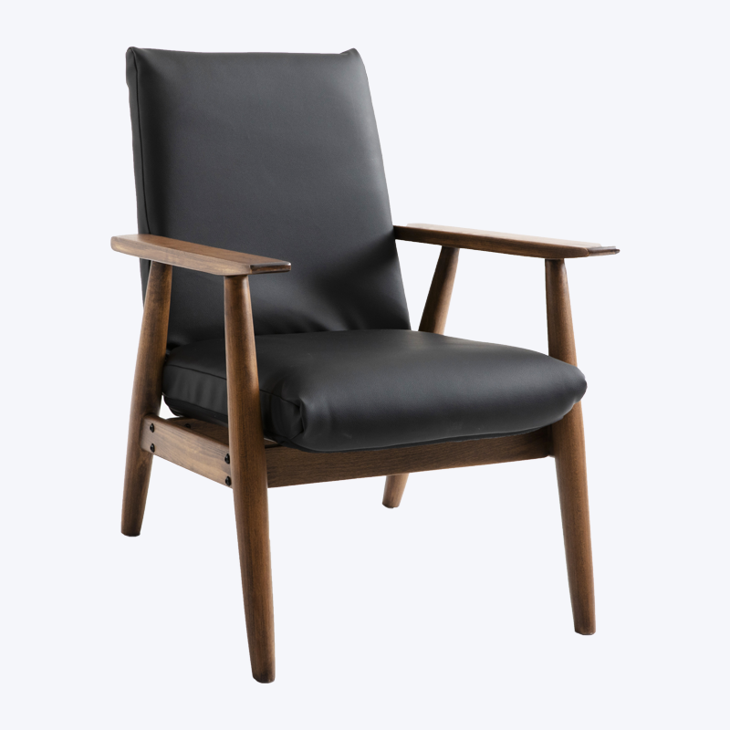 Leren klassieke restaurant balkon feest houten fauteuil 808-CX