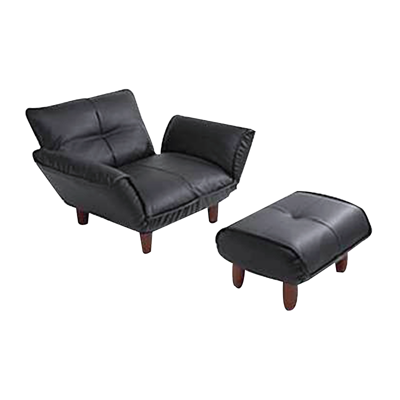 Armloze fauteuil met korte poten 939