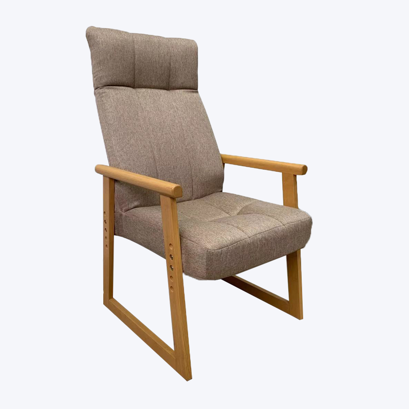 Opklapbare fauteuil houten fauteuil met hoofdsteun 772