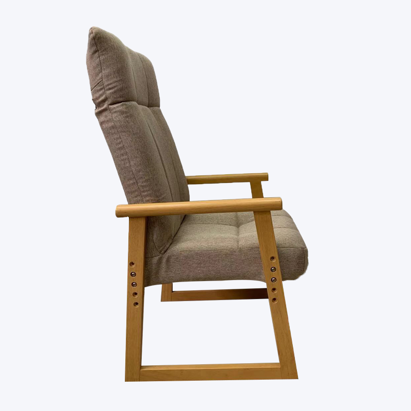 Opklapbare fauteuil houten fauteuil met hoofdsteun 772