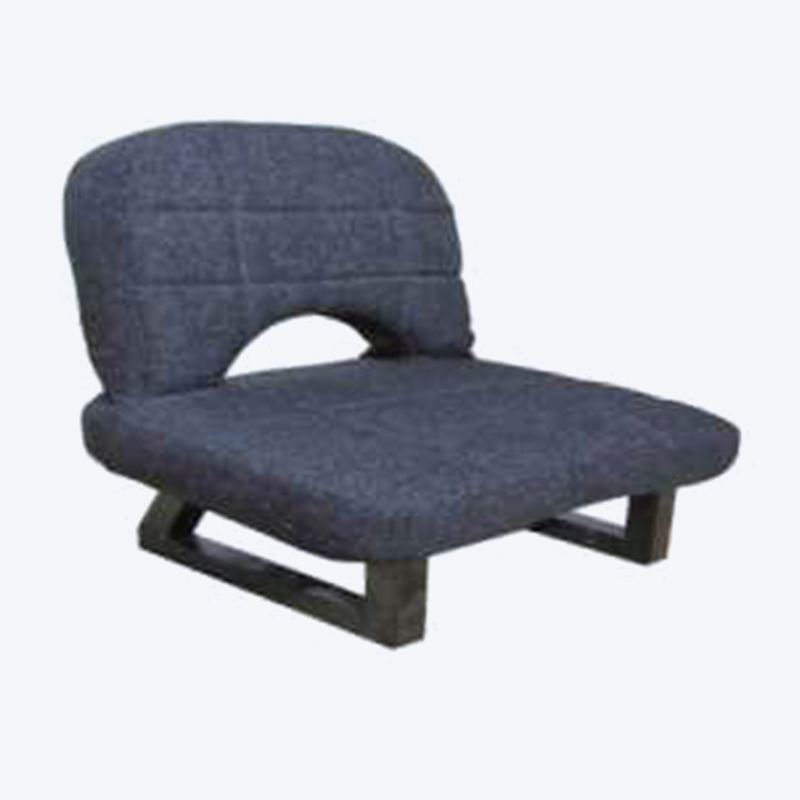 Opklapbare armloze relaxfauteuil met korte poten 330K